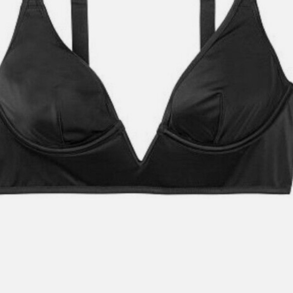 Victoria's Secret Black Bralette Deep V-neckline Seamless Rhinestone - XS - Picture 2 of 11